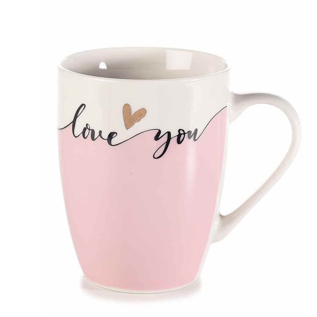 Grupo Darik Large Milk Coffee Mug 280ml | NOT Microwave Safe | Porcelain Mug | Breakfast Mugs | Original Mugs (BLUE)