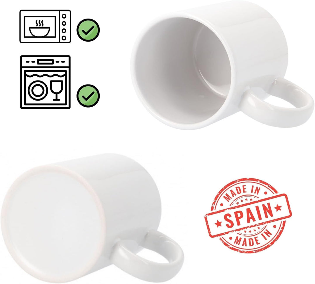 Grupo Darik Personalised Mug with Photo. Personalized Ceramic Breakfast Mugs. Original Gifts for Women and Men on Birthday. Personalized Gifts for Friends, Family and Couple