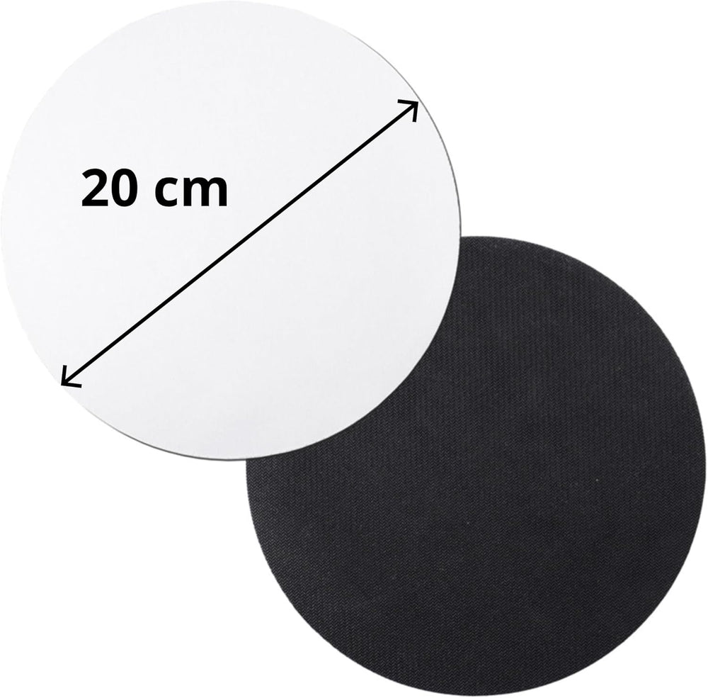 Grupo Darik Alfombrilla de Ratón Redonda 20 cm – Base Antideslizante – Mouse Pad con Diseños Originales – Ideal para Oficina, Gaming y Teletrabajo (Basket)