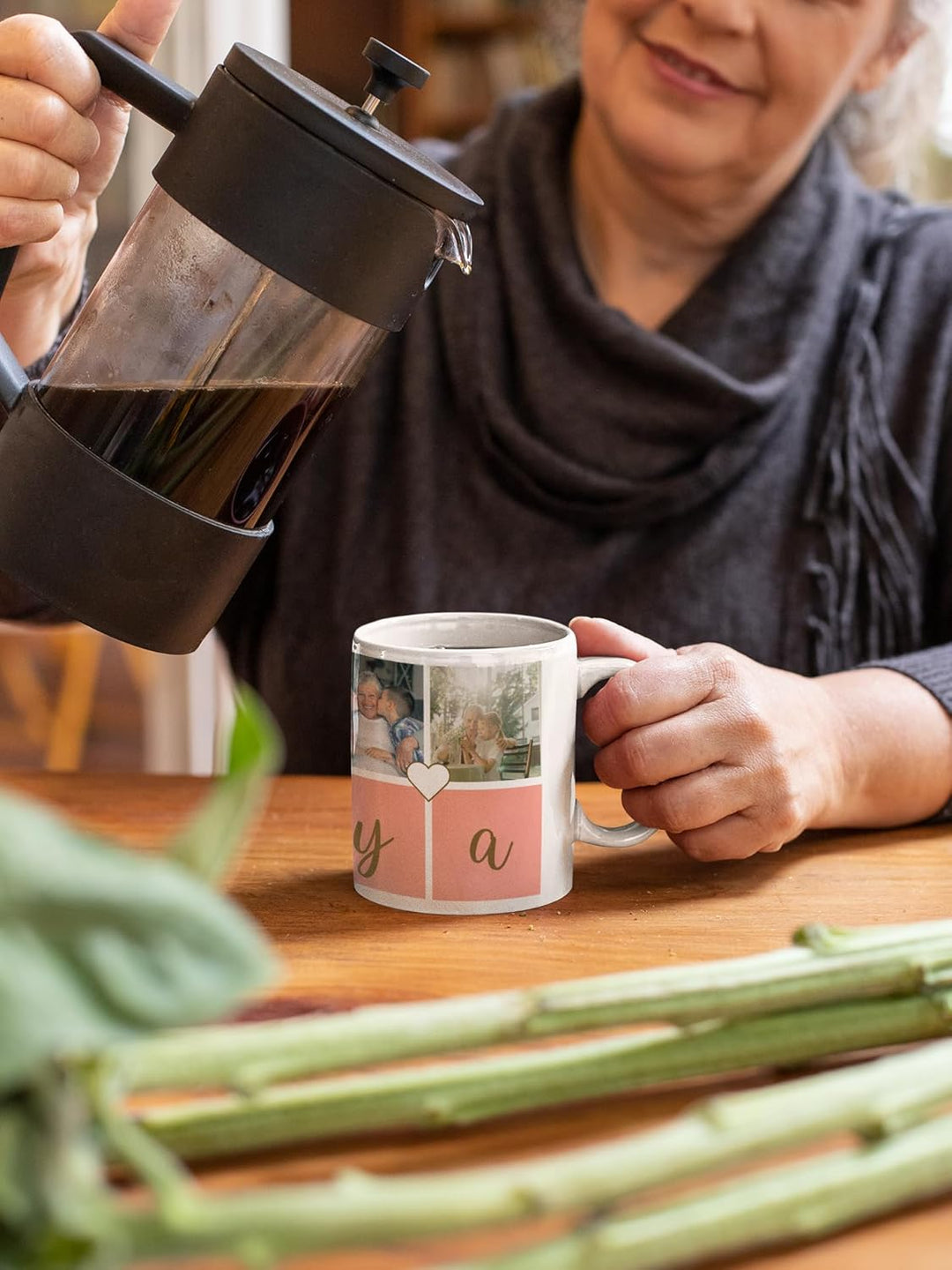 Taza para yaya personalizada con imagenes