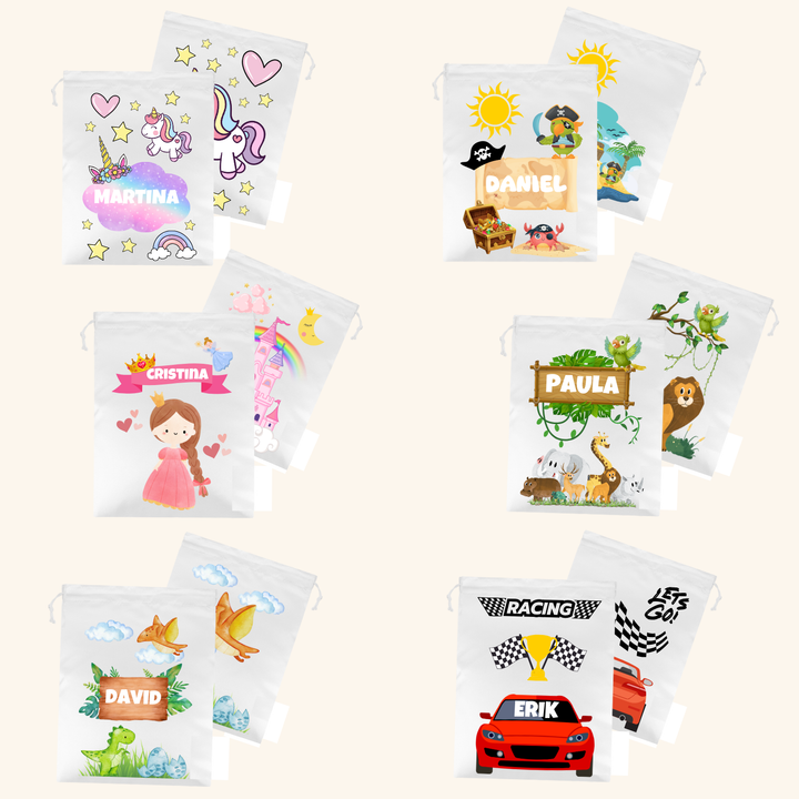 Bolsa de merienda infantil Personalizada (varios modelos)