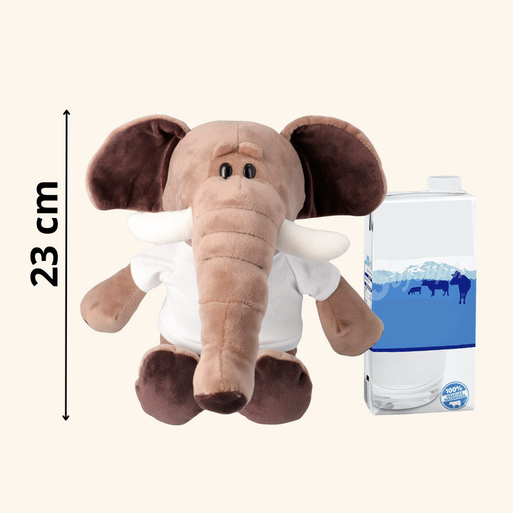 Elefante de Peluche Personalizable Hecho a Mano