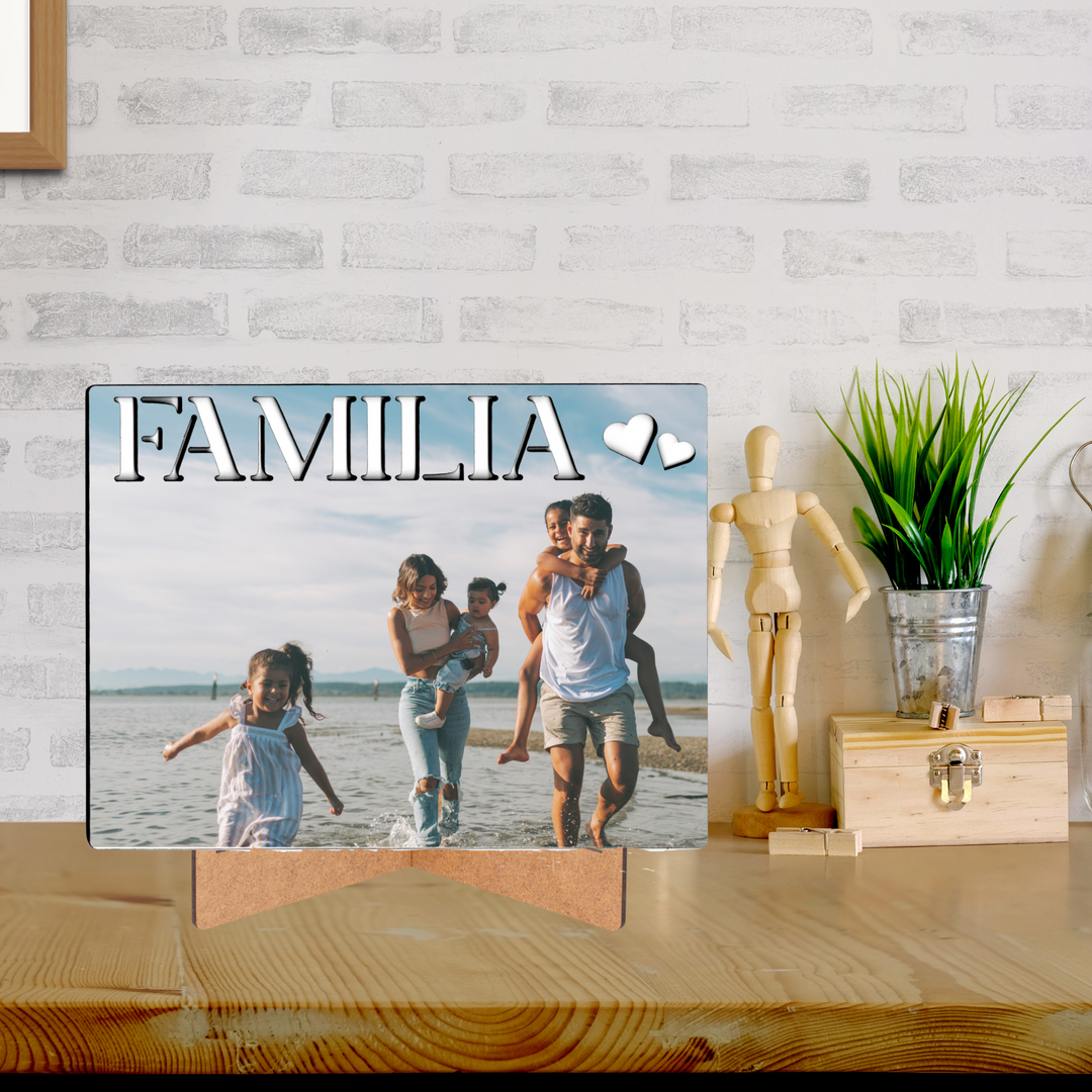 Fotopanel Personalizado  FAMILIA de madera DM