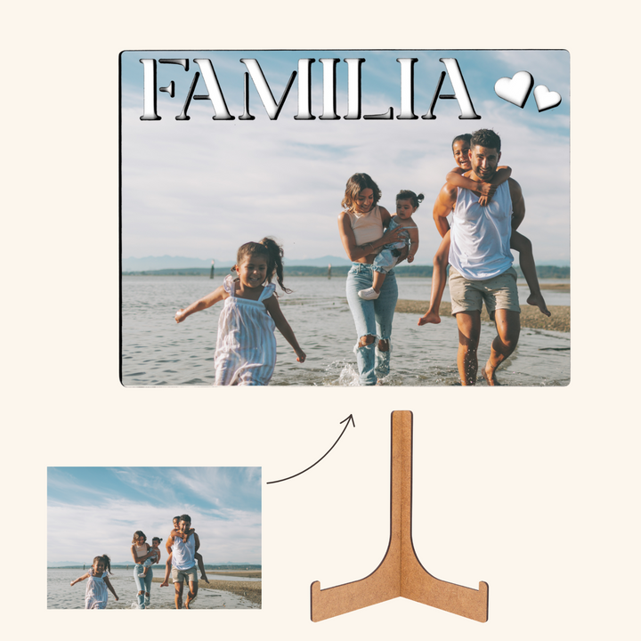 Fotopanel Personalizado  FAMILIA de madera DM