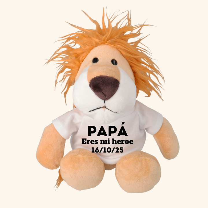 León de Peluche Personalizable Hecho a Mano