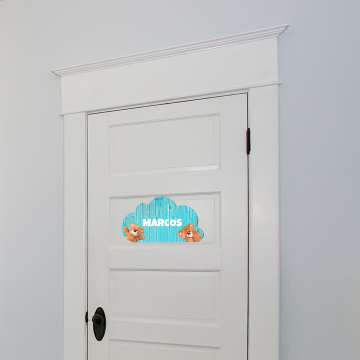 Placa personalizada para puerta. Decoración habitación juvenil
