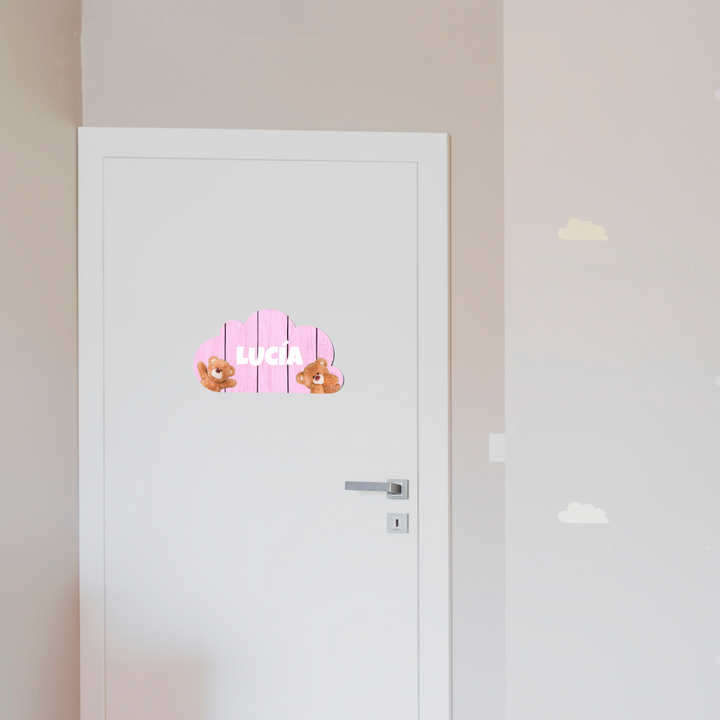 Placa personalizada para puerta. Decoración habitación juvenil