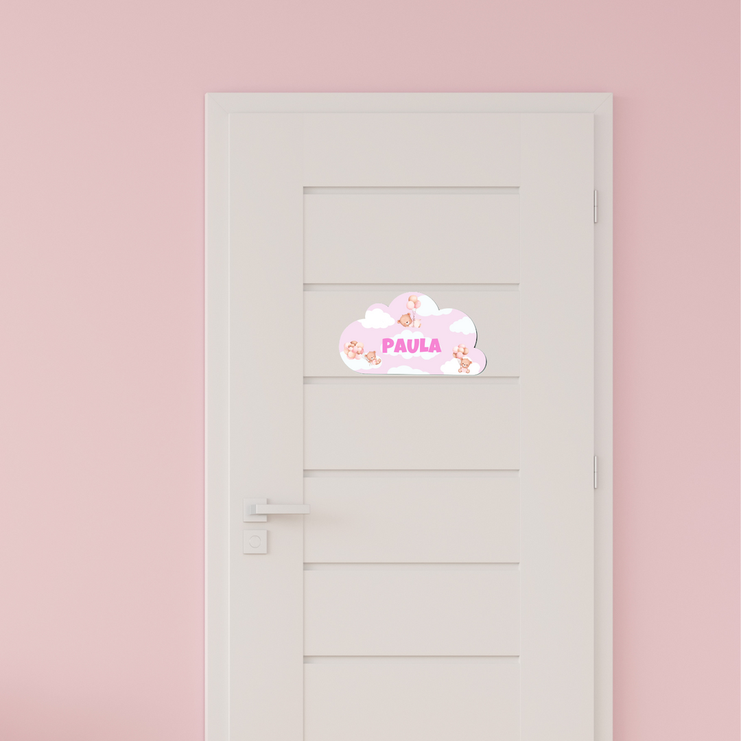 Placa personalizada para puerta. Decoración habitación juvenil.