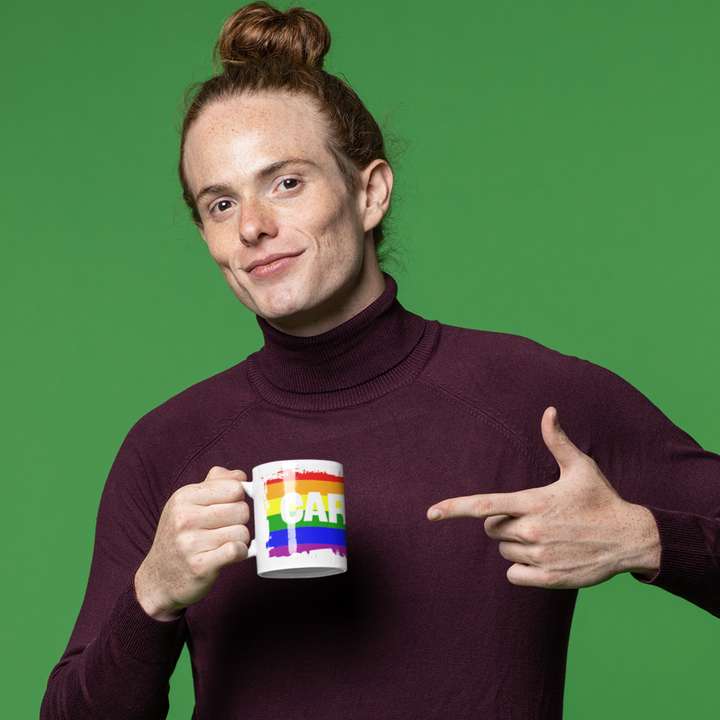 Taza LGBT+ Personalizada con Nombre 🌈