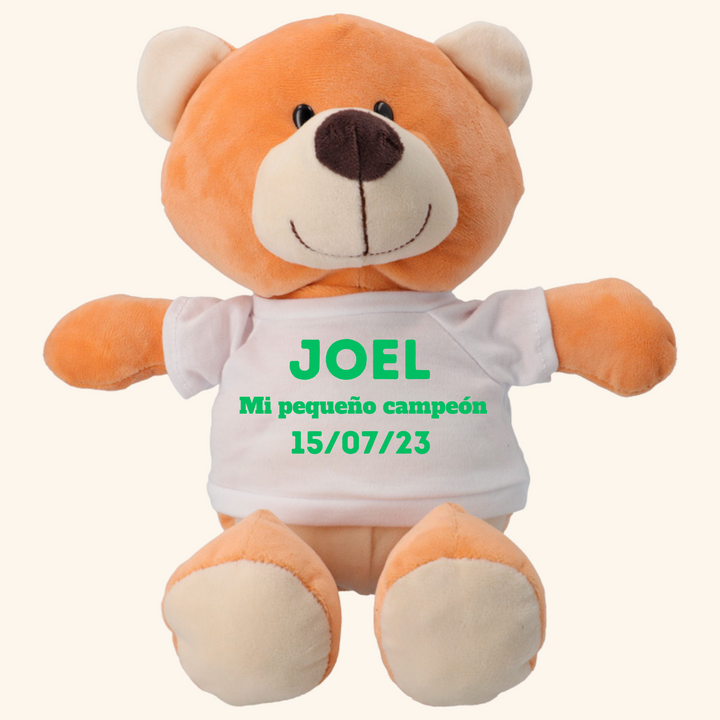 Oso de Peluche Personalizable Hecho a Mano