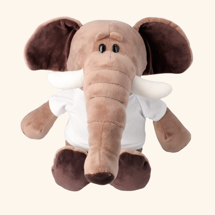 Elefante de Peluche Personalizable Hecho a Mano