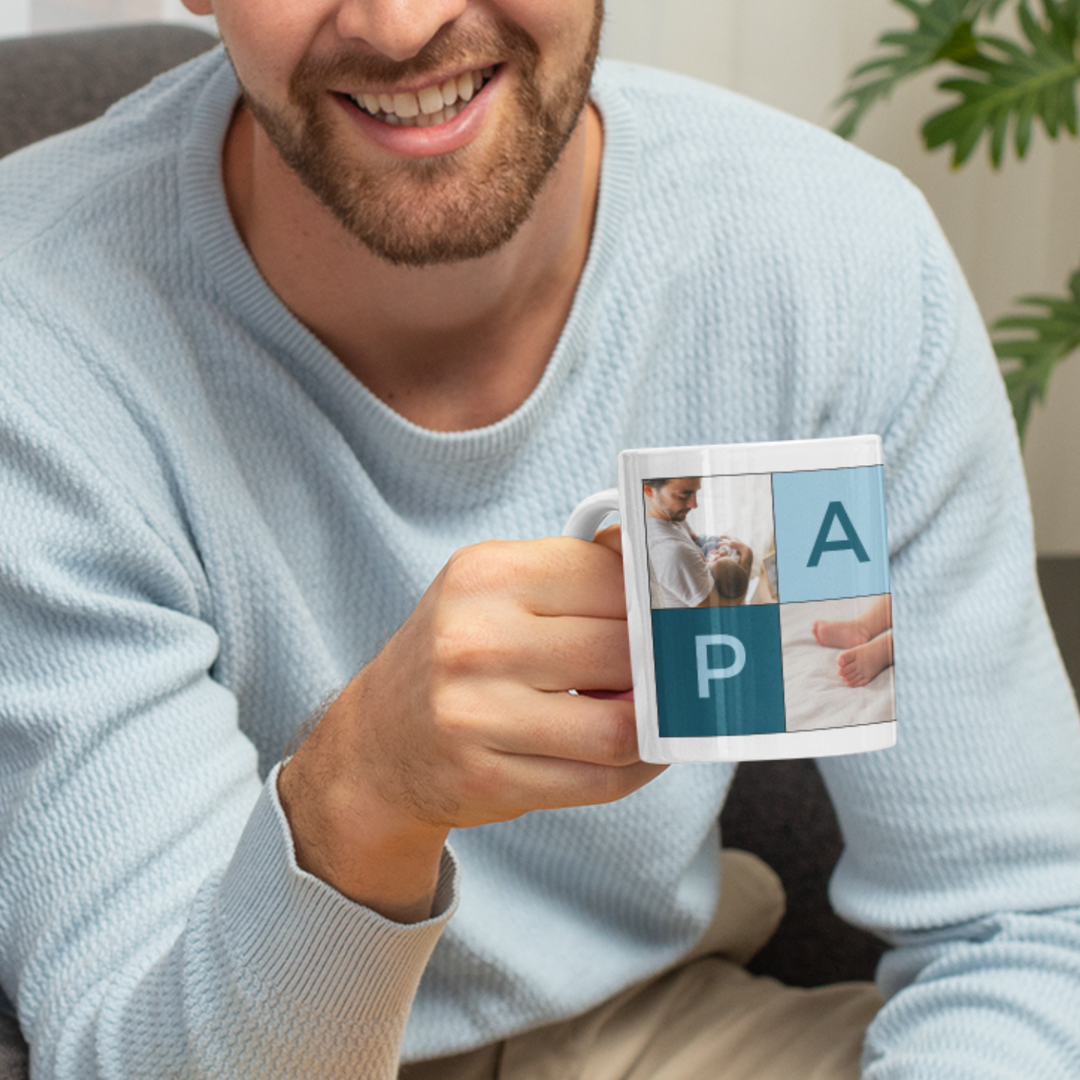 Taza para papa personalizada con imagenes