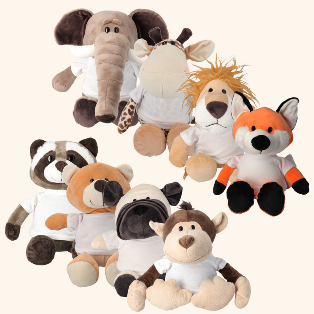 Mono de Peluche Personalizable Hecho a Mano