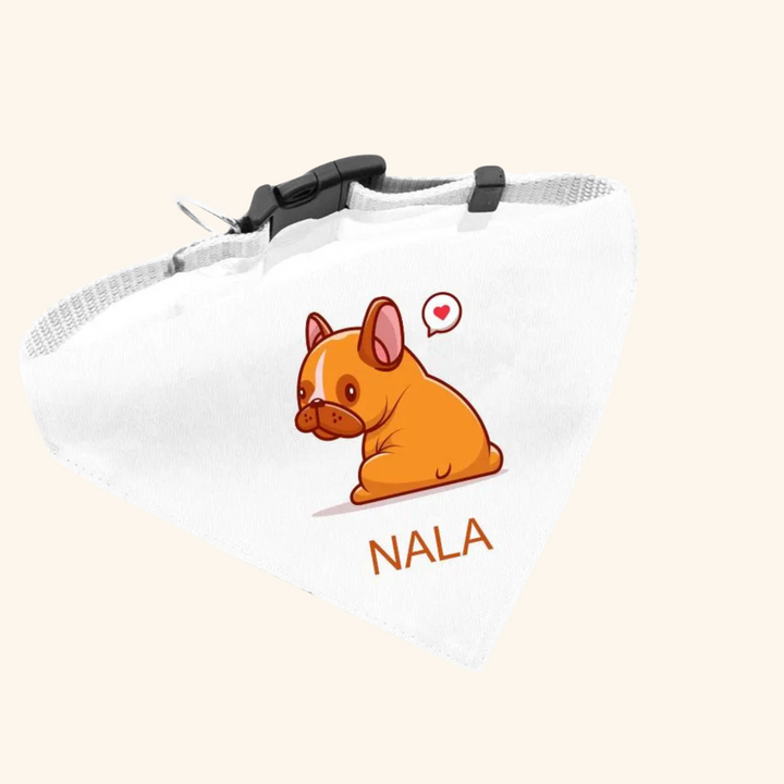 Collar Bandana Personalizable para Mascotas con Pañuelo