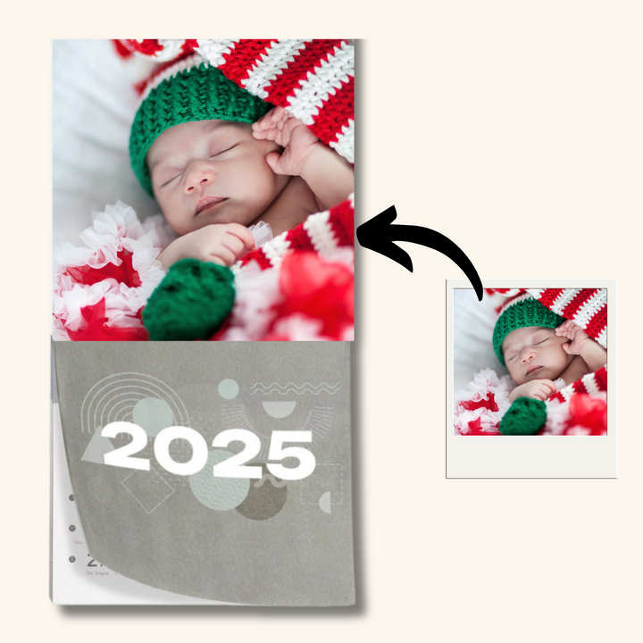 Calendario Magnético 2024-2025 para Nevera - Papel Fotografico