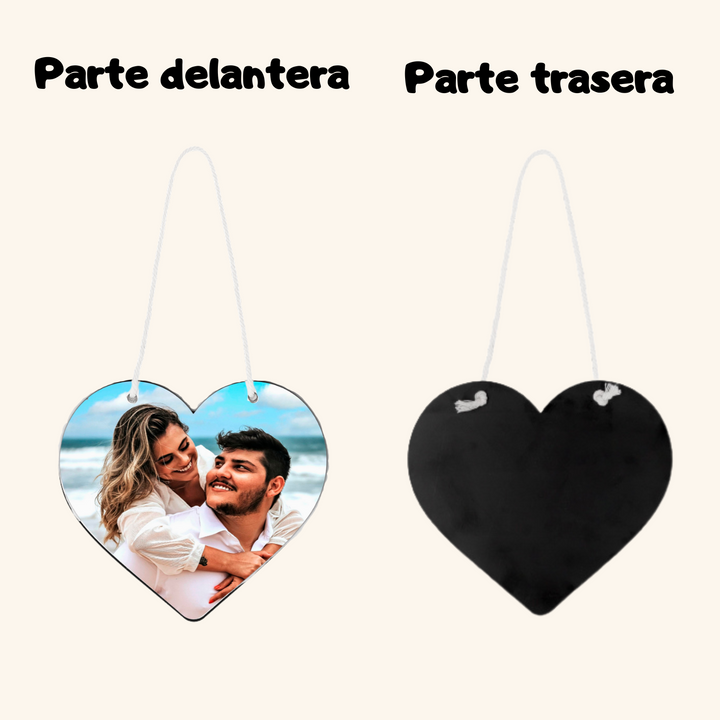 Fotopanel Personalizado CORAZÓN de madera DM