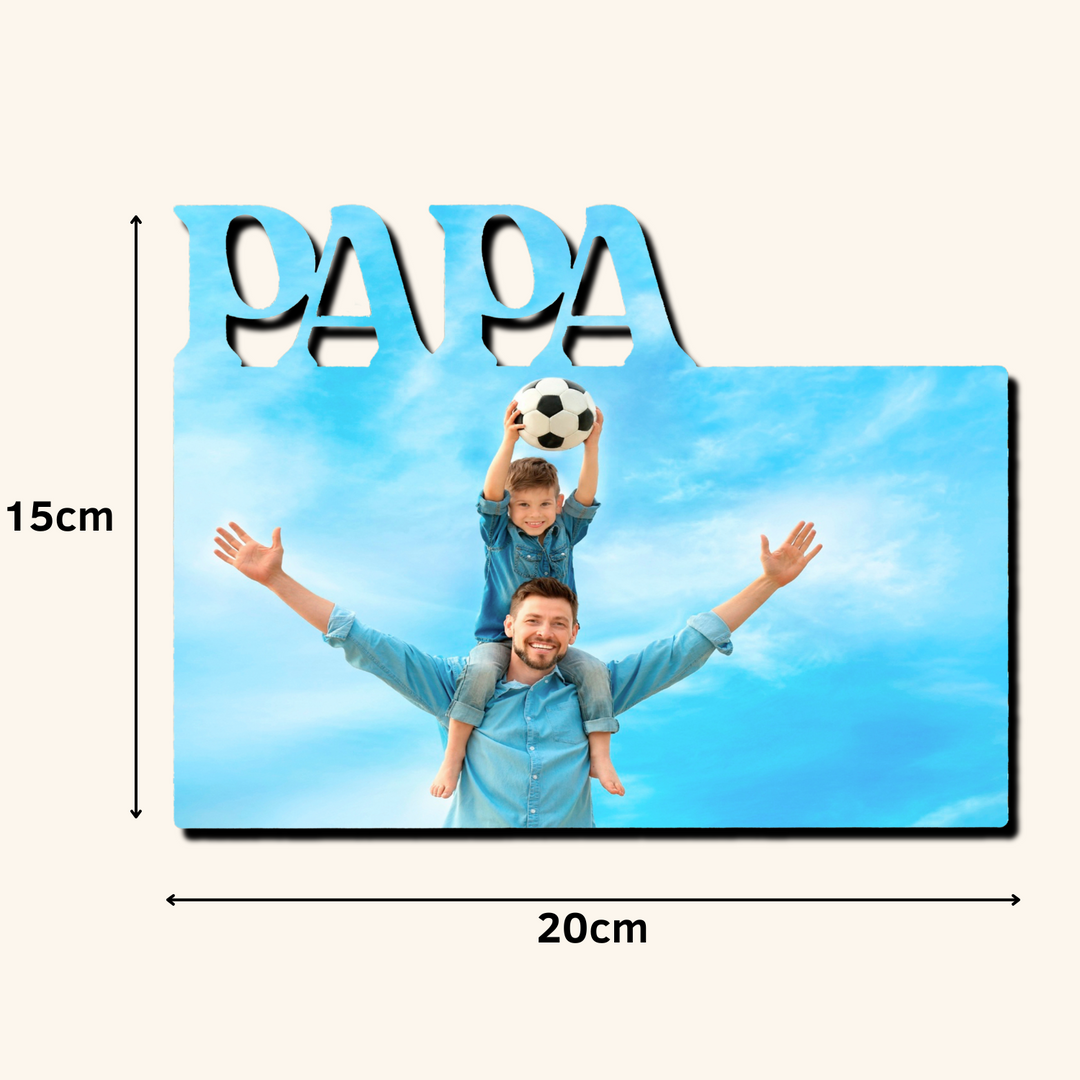 Fotopanel Personalizado PAPÁ de madera DM