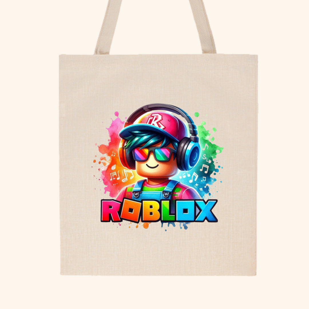 Totebag personalizada a 1 cara simil lino de asas largas
