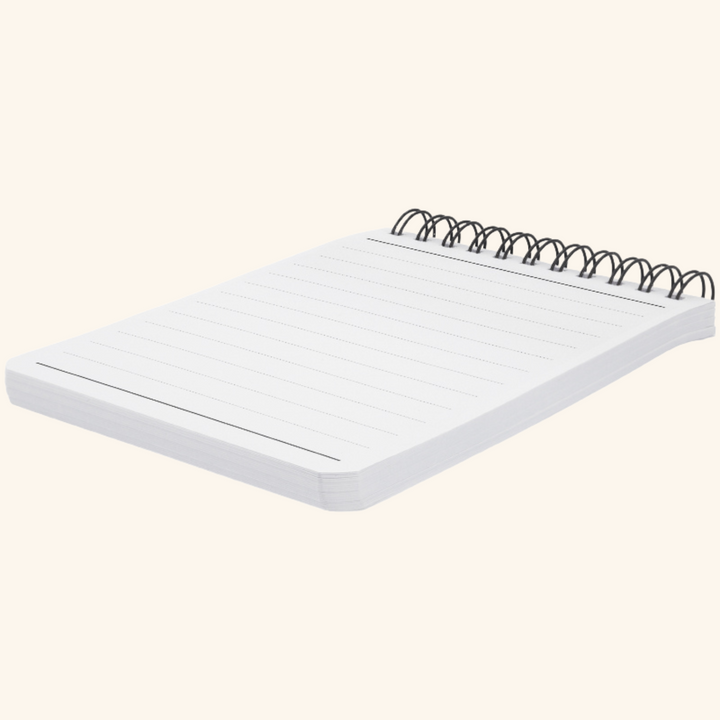 Libreta A6 con tapas de plastico  PET Opaco personalizable
