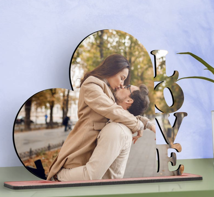 Fotopanel Personalizado LOVE de madera DM