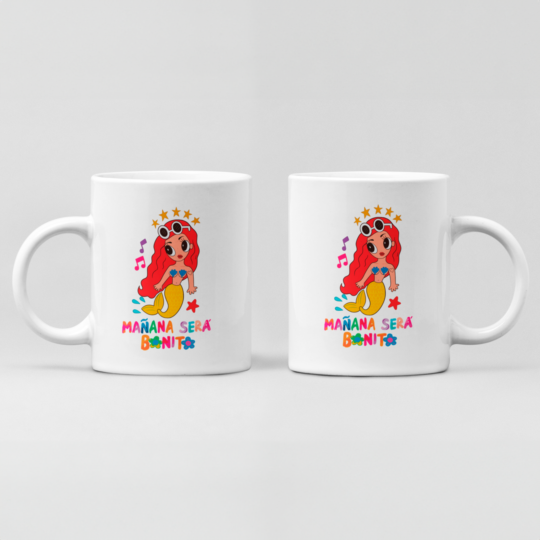 Taza Karol G — “Mañana Será Bonito” Edición Sirena Colorida
