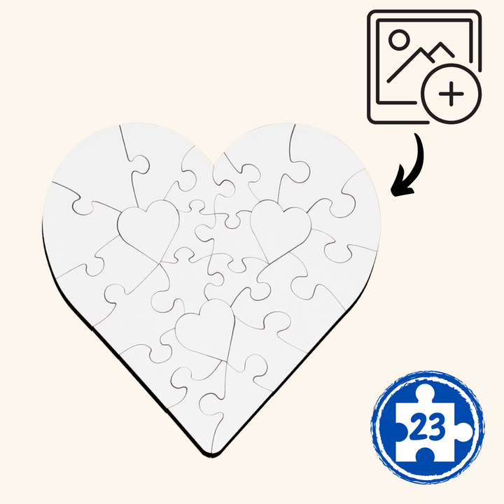 Puzzle de madera personalizado con foto de 23 piezas