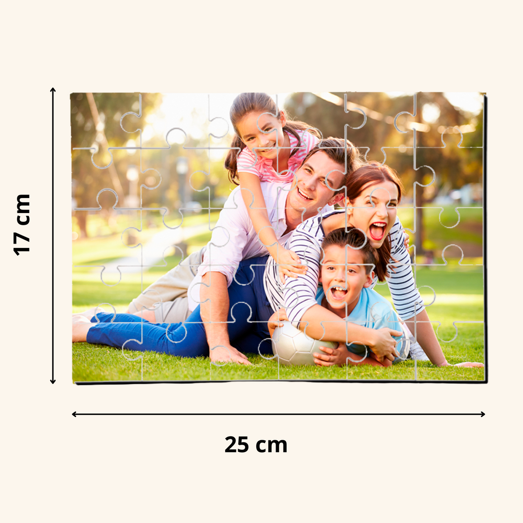 Puzzle de madera personalizado con foto de 30 piezas